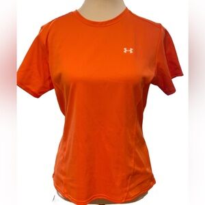Under Armour HeatGear Orange Short Sleeve Athletic Tee Women’s - Size Medium